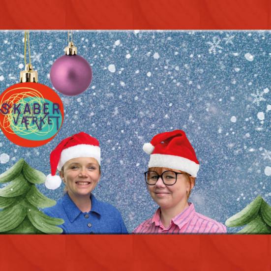 June & Thit fra Skaberværket i julehumør