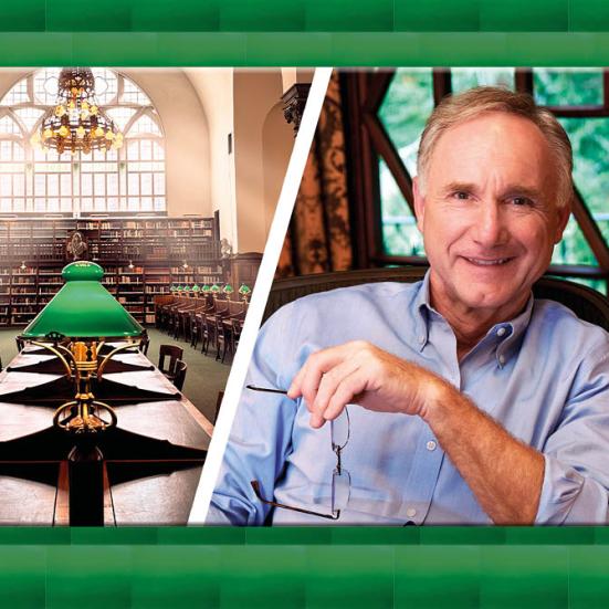 Foto af Dan Brown. Credit: Det Kongelige Bibliotek
